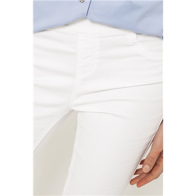 Pantalón recto Blanco