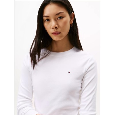 Long-Sleeve Crewneck Favorite T-Shirt