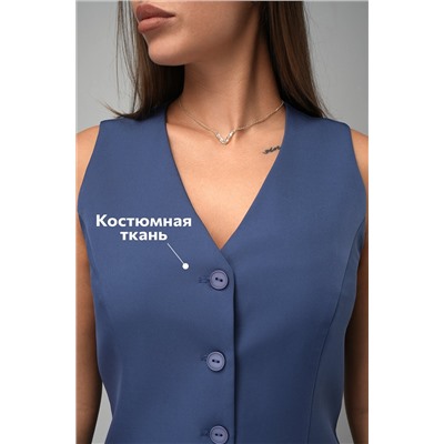 Женский костюм с жилетом и юбкой Happyfox
