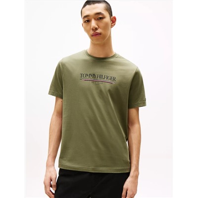 Tommy 1985 Stripe Logo T-Shirt