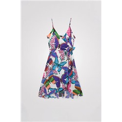 Vestido playero mariposas