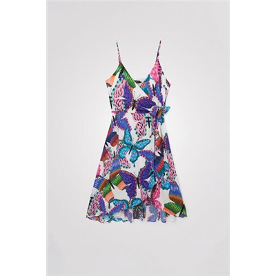 Vestido playero mariposas