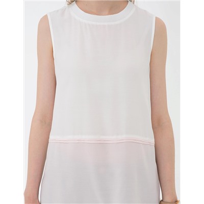 Toz Pembe Regular Fit Kolsuz Bluz