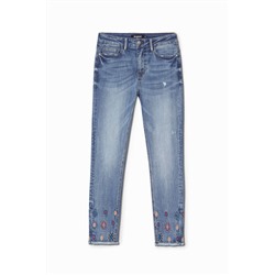 Pantalón vaquero skinny tobillero