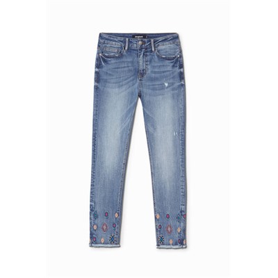 Pantalón vaquero skinny tobillero