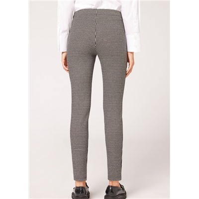 Skinny Soft Touch-Leggings mit Reißverschluss