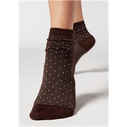 Kurze gemusterte Socken