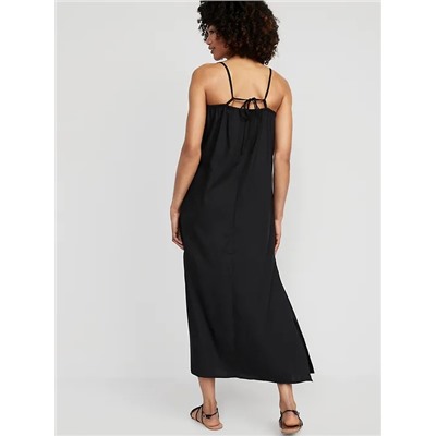 Tie-Back Maxi Slip Dress for Women