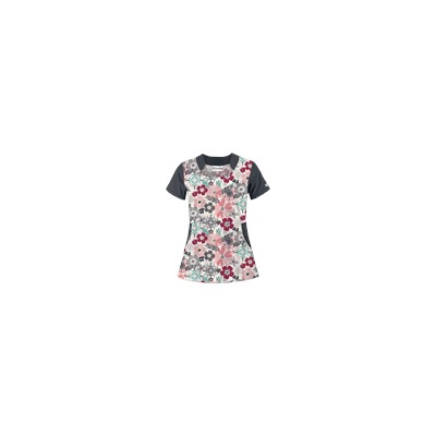 UA Fancy Garden Pewter Scrub Top