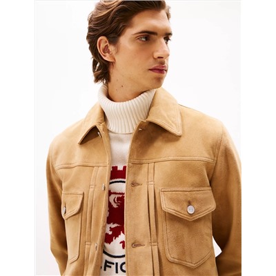 Suede Trucker Jacket