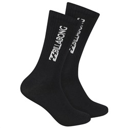 Billabong Unisex Crew Tennis Socken 3 Paar schwarz BG-02 CREW