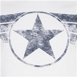 Captain America MARVEL Logo Herren T-Shirt FAMTS956WHT