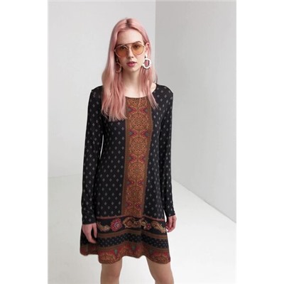 Vestido boho cerrado