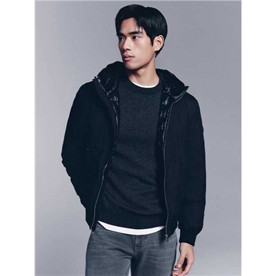 Мужская пуховая куртка-бомбер Bos*s, экспортный магазин