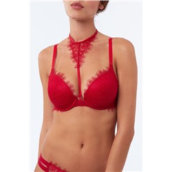 Sujetador con relleno Show Rojo