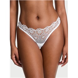 The Lacie Eyelet Mesh Thong Panty
