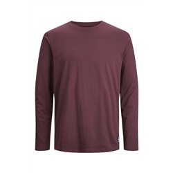 Camiseta y pantalón recto Burdeos y negro