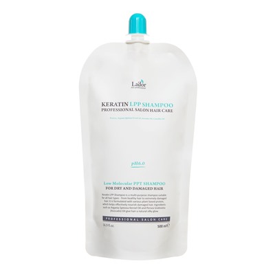 La'dor Keratin LPP Shampoo Шампунь для волос с кератином 500мл