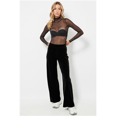 Pantalón de terciopelo - Negro