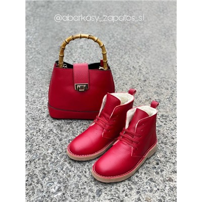 Ab.Zapatos 4619/2 granate+Ab.Zapatos PELLE Bambu (630) АКЦИЯ