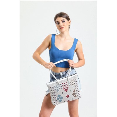 Lindo Çanta Küçük Boy Plaj Ve Günlük Kilim Çanta 00006845328