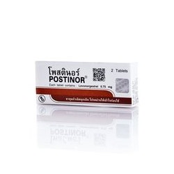 Препарат для экстренной контрацепции Postinor 2 таб / Postinor 2 tabs