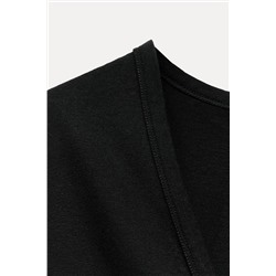 LINEN AND COTTON BLEND T-SHIRT