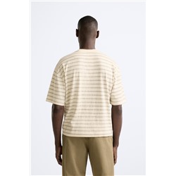 CAMISETA BOXY FIT RAYAS