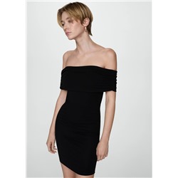 Vestido corto hombros descubiertos
