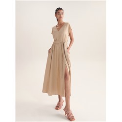 Kleid aus Leinenmischung