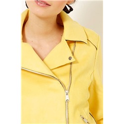 Chaqueta biker Amarillo
