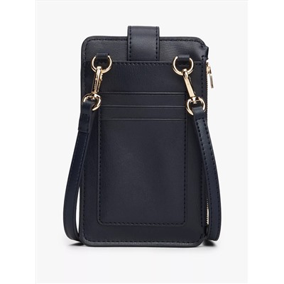 Monogram Logo Compact Phone Wallet