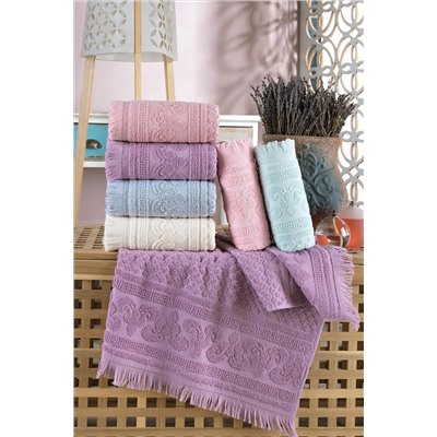 Zeynep Tekstil Premium 6'lı 50x90 Cm El & Yüz Havlu Seti | %100 Pamuk 153-99-0056