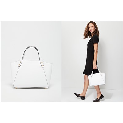 Bolso de piel Parl Blanco