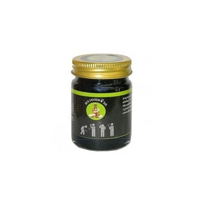 Тайский Черный бальзам для массажа 50 мл/Black balm with people 50 ml