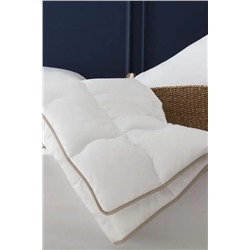 Aleoavera King Size Yorgan - Beyaz/Toprak
