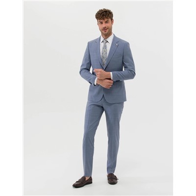Açık Mavi Ekstra Slim Fit Takım Elbise