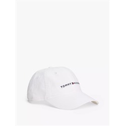 Embroidered Tommy Logo Baseball Cap