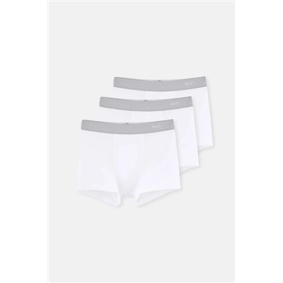 Dagi, Beyaz Compact 3'lü Düz Boxer