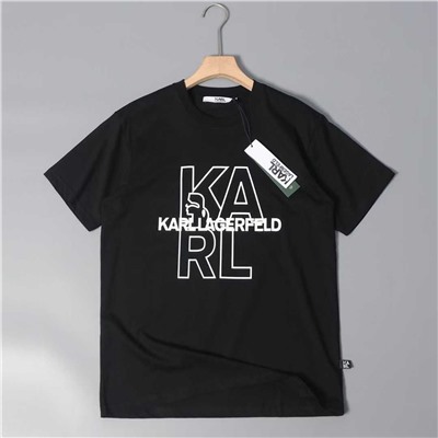Хлопковая футболка   KARL LAGERFEL*D ОРИГИНАЛ!