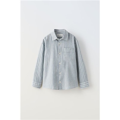 POCAS UNIDADES CAMISA RAYAS CON LINO