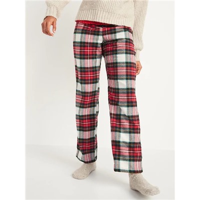 Patterned Flannel Pajama Pants for Women