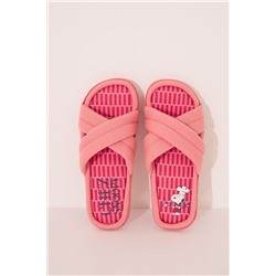 Zapatillas casa acolchadas Snoopy rosa
