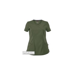 Dickies EDS Signature Scrubs STRETCH Classic Fit Mock Wrap Top