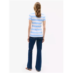 Rugby Stripe Crewneck T-Shirt