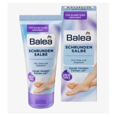 Fuß-Creme, Schrundensalbe mit 25% Urea, 50 ml