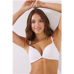 CHARMING Sujetador triangular blanco