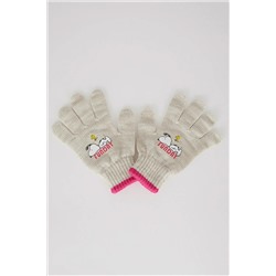 Defacto Kız Çocuk Snoopy Triko Eldiven Y0956A622WN
