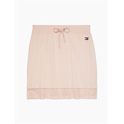 TOMMY HILFIGER ESSENTIAL MESH HEM SKIRT