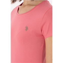 Kadın Pembe Basic Tişört